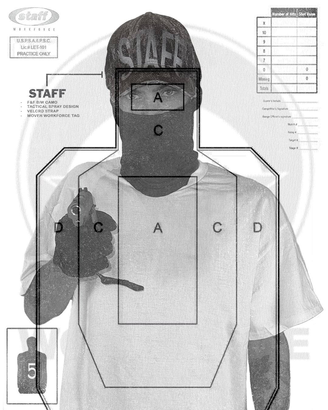 FRIENDS & FAMILY CAP (BLACK CAMO)