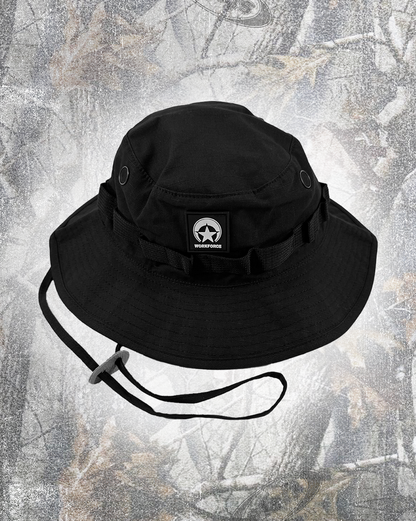 DROPS-N-A BUCKET HAT (BLACK)