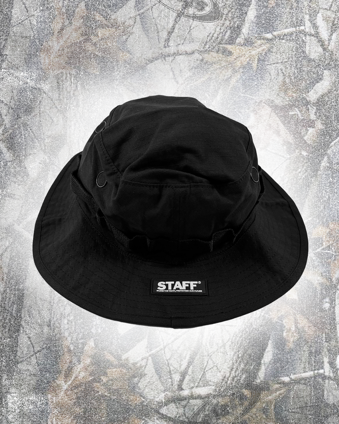 DROPS-N-A BUCKET HAT (BLACK)