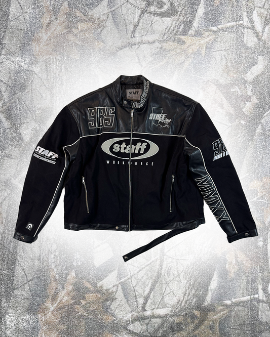 FIRST NEVER LAST MOTORCYCLE JACKET (BLACK)