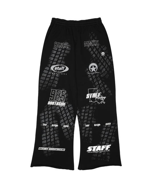 WORKFORCE RACE SWEATPANTS (BLACK)