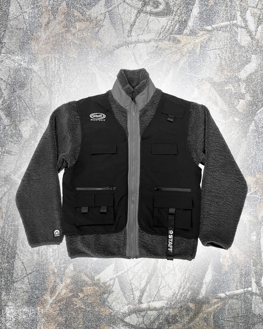 SURVIVAL TACTICAL JACKET (BLACK SHERPA)