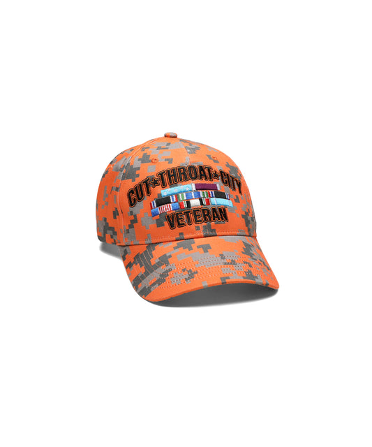 VETERAN TAC CAP (ORANGE CAMO)