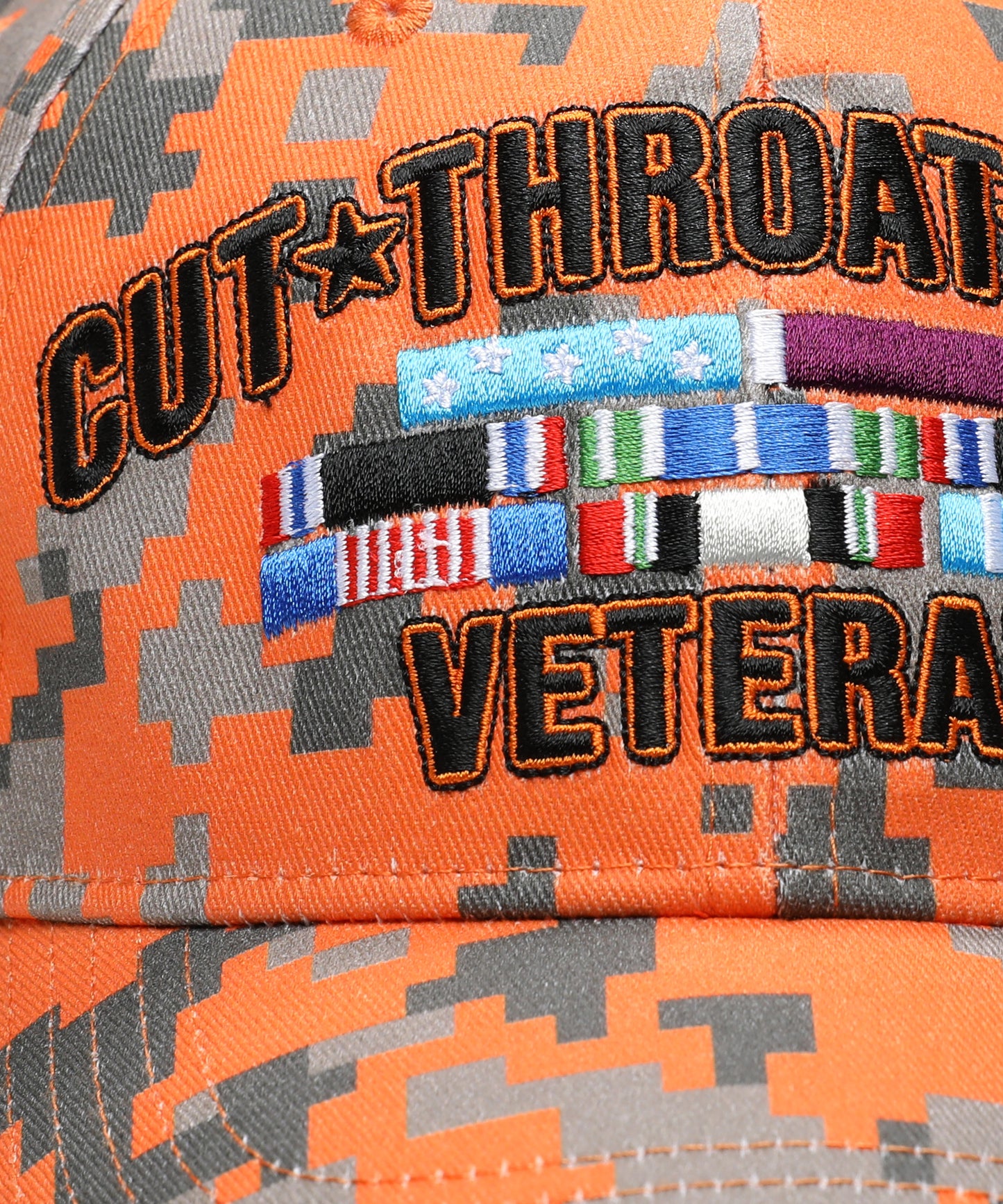 VETERAN TAC CAP (ORANGE CAMO)