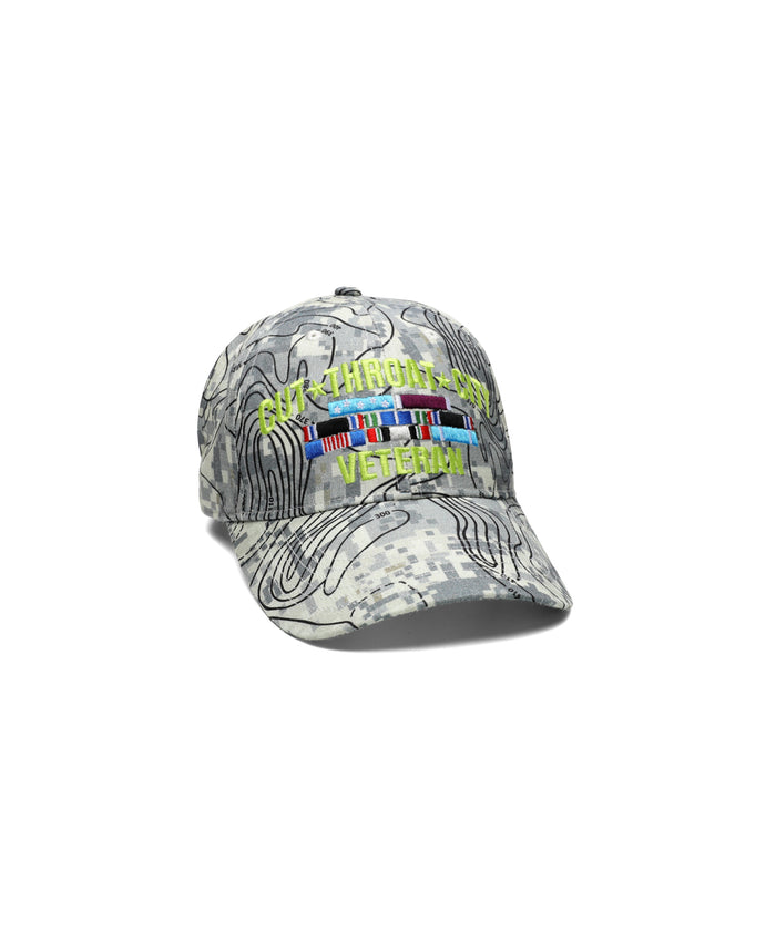 VETERAN TAC CAP (TOPOGRAPHY CAMO)